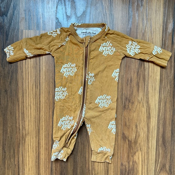 Other - Brave Little Ones Bamboo Two Way Zip Romper Size Newborn